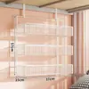 Essenciais para Dormitório de Faculdade Prateleira de Armazenamento para Cama Inferior Quarto Cama Suspensa Artefato de Armazenamento Gancho de Parede para Cabeceira Gancho Rack