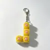 Chaveiro Botão Luminoso de Patinha de Gato Chave de Teclado Switch Tecla de Teclado Brinquedo Descompressão Pingente de Bolsa Chaveiro