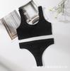 Ropa interior deportiva de yoga con espalda hermosa y patrón transfronterizo de AliExpress, sin aro de acero, cómoda y transpirable.