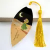 Aventura Planetaria El Principito Marcador de Páginas con Nervadura de Hoja Real Estilo Fresco y Artístico Clip Marcador de Lectura un Regalo Cálido para Amigos