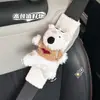 Almohadilla para cinturón de seguridad de coche personalizada por el fabricante, peluche desmontable para bricolaje, almohadilla para el hombro anti-estrangulamiento para coche, adecuada para todas las estaciones