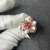 "Colección de Pájaros Voladores" Anillo Vintage de Pájaro Volador de la Edad Media para Mujer Estilo Retro Cepillado Rojo Amor Buchi Anillo para el Dedo de Comida