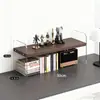 Estante de almacenamiento de escritorio, organizador de múltiples capas, portavasos, caja de almacenamiento de cosméticos de escritorio, expositor, organizador de escritorio