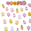 Joias de Arte de Unha Desenho Animado Estilo Japonês Frutas Sorvete Diamante de Resina Material para Presilha de Cabelo DIY Acessórios de Unha Vestíveis