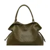 Bolsa tejida de gran capacidad para mujer, nuevo modelo 2026, bolso de hombro de nicho de alta gama, bolsa de mano casual de moda