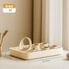 Estante para Tazas de Agua Doméstico, Estante de Almacenamiento para Tazas de Juego de Té de Doble Capa, Bandeja para Encimera de Barra de Agua de Mesa de Comedor, Portavasos, No Requiere Perforación