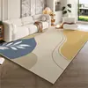 Alfombra estilo crema sala de estar lujo ligero alta calidad alfombra de piso para sofá y mesa de centro alfombra de dormitorio junto a la cama alfombra absorbente antideslizante