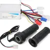 Controlador Brushless para Veículo Elétrico + Acelerador de Guidão com Manopla Giratória à Prova de Poeira Conjunto