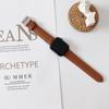 Correa de Cuero con Cola en V Adecuada para Apple Watch 6789 S10 S11 Generación iWatch Ultra Pulsera de Cuero