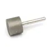 Cabezal de diamante cilíndrico para amolar, varilla de amolar, aguja pulidora, tallado de jade, ágata, aguja de amolar de jadeíta, herramienta de tallado con mango de 3/6 mm