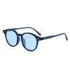 Gafas de Sol 2025 Nuevas de Moda para Mujer Retro Marco Pequeño Gafas de Sol para Rostro Pequeño Gama Alta Ins Fotografía Callejera Marco Redondo Anti-UV