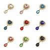 Atacado Coração de Cristal + Gota de Água de Cristal Acessórios de Strass para Bolsas, Acessórios de Cabelo, Vestuário, Fivelas de Strass, Acessórios para Bijuterias DIY
