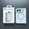 Aplicable a iPhone 18 DUO Funda de Teléfono Magnética Plegable 2 en 1 con Sensación de Piel Cubierta de Teléfono Apple duo con Sensación de Piel