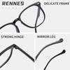 Gafas Cuadradas Ultraligeras Estilo Coreano de Rain Que Hacen que el Rostro se Vea Más Pequeño, Luz Azul Anti-Reflejos, Esencial de Moda Sin Maquillaje, Gafas de Prescripción