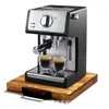 Bandeja para cafetera de madera almacenamiento de cocina electrodomésticos base de bandeja deslizante base para cafetera bandeja de almacenamiento de escritorio