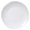 Louça de Cerâmica Branca Pura Simples Restaurante Hotel Uso Doméstico Prato Raso Prato Tigela de Cerâmica para Arroz Prato de Sopa Prato de Apresentação para Salada de Frutas