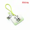 Porta-cartões de Panda com tampa deslizante, adequado para estudantes, cartões de refeição do campus e cartões de transporte público; um porta-crachá estiloso e retrátil estilo cordão e capa protetora, disponível para personalização