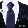 Corbata para Hombre, Pañuelo Cuadrado, Gemelos, Broche Set de 4 Piezas para Banquete de Negocios Decoración de Traje Camisa Corbata de Moda Fábrica Shengzhou