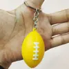 Llavero de simulación de fútbol transfronterizo 3.8cm llavero grande de baloncesto colgante paquete regalo de alrededor de la Copa del Mundo de fútbol