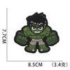 Parche de Hulk Etiqueta de Bordado por Computadora Dibujo Animado Marvel Iron Man Bordado Adhesivo de Tela Bordado de Transferencia de Calor Etiqueta de Capítulo de Bordado