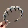 Diadema de Malla para Mujer, Cara de Calavera Alta, Pinza para Lavado de Cara, Diadema 2025 Nueva, Elegante, Moderna, Presión para el Cabello, Antideslizante, Accesorios para la Cabeza