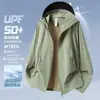 Alta Protección Solar Estilo Verano 2026 Sensación Fresca de Seda de Hielo Ropa de Protección Solar para Parejas con Capucha de Ala Ancha Ropa de Protección Solar Desmontable Venta al por Mayor