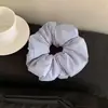 Scrunchie de Satén Imitación Seda Oversize para Otoño e Invierno para Mujer, Goma para Moño de Gama Alta