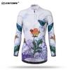 Roupas de Ciclismo XINTOWN Nova Primavera e Outono Manga Longa Top Feminino Bicicleta Estilo Europeu e Americano