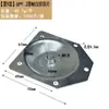 Accesorios de Fijación de Ferretería Engrosada para Muebles Pieza de Hierro Biselado Hexagonal de Conexión para Ensamblaje de Patas de Madera de Mesa y Silla