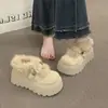 Faldas de Algodón Grueso de Suela Gruesa, Zapatos de Plataforma Birkenstock de Invierno, Nuevas Faldas de Moda 2025 para el Día a Día