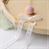 Accesorios de Encaje Exquisito con Borde Fino para Decoración de Cuello de Ropa, Encaje Bordado para Textiles del Hogar, Tela Blanca de Malla Hueca