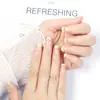 Patches de Manicure Modernos Elegantes e Dourado-Transparentes, Enfeites com Borda Dourada, Unhas Wearable Exquisitas, Manicure de Atmosfera Nobre Vendida Quente Transfronteiriça