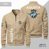 Chaqueta deportiva de talla europea, estilo americano, con logotipo de coche, talla grande, informal, fina, a la moda, AliExpress Wish, para hombre.