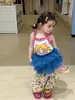 Weimu Roupas Infantis Meninas Camisola Verão Estilo Fino 2026 Roupa Casual Infantil Classe a Bebê Top Sem Manga