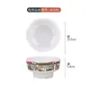 Tazón para Postre Melamina Olla Caliente Imitación Porcelana Taro Redondo Simi Rocío Hierba Asada Tazón Pequeño de Material Polvo de Hielo Agua con Azúcar Tazón Especial Hexagonal