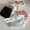 M-XL Ropa Interior Sólida Simple de Cintura Media que Envuelve la Cadera Tallas Grandes Ropa Interior de Algodón para Mujer que Envuelve la Cadera Simple 978