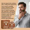 Crema para el Cuidado de la Barba para Hombre EastMoon Suave y Lisa Estilizado y Cuidado Crema de Cuidado Cómoda con Aroma a Sándalo
