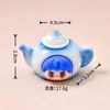 Tetera de Dibujos Animados Linda con Partículas Lindas Transmisión en Vivo Bolsa Sorpresa de Moda Accesorios DIY Adornos Pequeños de Escritorio Accesorios Pequeños Luminosos
