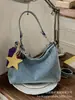 Bolsos de Moda Más Vendidos de Este Año para Mujeres 2026 Nuevo Súper Popular Nicho Bolso Cubo de Mezclilla Versátil Bolso de Hombro Cruzado