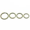 Ventas directas de fábrica anillo de forma especial llavero de estrella de cinco puntas de hierro accesorios llavero anillo plano regalo creativo joyería diy