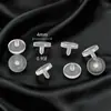Nuevo Modelo 2025 M0.9 Acrílico Transparente Rosca Interna Joyería para Piercing de Hélice Auricular Compatible con Aleación de Titanio F136