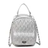 Mochila de Moda Trendy Bolso Pequeño para Mujer Verano 2025 Nuevo Plegado Versátil Ins Bolso de Mujer Moda Bolso de Cadena Simple