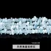 Productos semiacabados de grava de cristal mult material natural, grava irregular con agujero pasante para pulseras, collares, pendientes y accesorios para ensartar cuentas