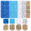Caixa de Conjunto de Contas de Argila Macia com 24 Compartimentos Transfronteiriça 6mm Contas de Argila Macia Acessórios Kit de Material DIY Feito à Mão para Enfiamento de Contas Contas Soltas