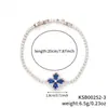 Pulsera de trébol de cuatro hojas joyería transfronteriza pulsera sencilla de nicho para otoño para mujer accesorios de joyería de alta gama al por mayor