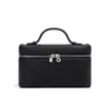 Bolsa Lancheira Couro Bovino de Primeira Camada Lp19 Bolsa Feminina de Couro Genuíno 2026 Nova Bolsa Caixa Branca Pequena Bolsa Transversal para Celular
