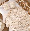 Almohada de gasa de algodón para bebé, almohada con forma de bebé, almohada de algodón transpirable y absorbente de sudor para jardín de infantes, almohada cómoda para bebé