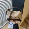 Bolsa Cilindro Portátil de Bolinhas Doces Estilo Coreano Bolsa Estojo Lápis com Laço Moda Feminina Bolsa Versátil de Ombro Transversal de Alta Qualidade