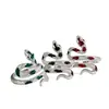Accesorios de mano de venta cruzada europea y americana, anillo con diseño de serpiente de nicho para mujer, anillo irregular para el dedo índice, anillo moderno y genial