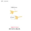 Aretes de plata esterlina 925 de cuatro garras accesorios DIY aretes simples de seis garras japoneses y coreanos diamante quilate jade soporte vacío para mujer